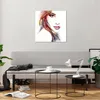 Bilder auf glas - Dame perfekt Kleid Eleganz - 60x60cm - Produktbild-Vorschau 6