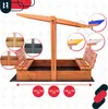 KOTARBAU® Sabbiera per Bambini Legno di Pino 140x140 cm Anteprima dell’immagine prodotto 7