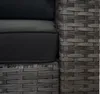 Poly-Rattan Garnitur HWC-F57, Balkon-/Garten-/Lounge-Set Produktbild-Vorschau 3