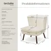 tectake® Teddy koktejlové křeslo Robina 2 čalouněné, s Náhled obrázku produktu 5