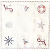Tovaglia NINA ricamo marittimo e ritagli poliestere 30 x 30 Anteprima dell’immagine prodotto 1