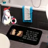 Mr. & Mrs. Panda Badematte Igel Liebe - Schwarz - Geschenk, Produktbild-Vorschau 3