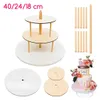 3-stufiger Tortenständer 40/24/18 cm - Brand4Cake Produktbild-Vorschau 1