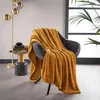 Dutch Decor Wohndecke Flanell-Fleece Billy 150x200 cm Gelb Produktbild-Vorschau 6