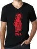 Herren Grafik T-Shirt V-Ausschnitt Lebe schnell stirb nie Produktbild-Vorschau 1