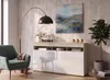 Große Kommode Fernsehschrank LUNA 3D Golden Sonoma Produktbild-Vorschau 2