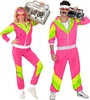 80er Trainingsanzug pink Karneval Faschingskostüm Größe: L Produktbild-Vorschau 1