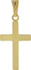 trendor 51056 Damen Kreuz-Anhänger 333 / 8K Gold + Vergoldete Silberkette 2 Produktbild-Vorschau