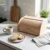VELKÝ přírodní dřevěný chlebník 40x29x18cm na chléb Náhled obrázku produktu 4