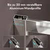 doporro Duschkabine 90x100 Dusche Schiebetür Eckeinstieg Produktbild-Vorschau 7