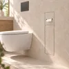 HAGO24 WC Modul Edelstahl gebürstet Schlitz Einbauschrank Produktbild-Vorschau 2