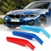 3 x M-Color Sportstreifen-Emblem Frontgrill-Zierleiste für Produktbild-Vorschau 1