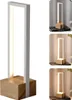 LED Tischlampe Holz, Touch-Dimmfunktion & Speicherfunktion, Produktbild-Vorschau 1