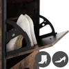 tectake® Schuhschrank Buffalo inklusive Kippschutz, 81 x 32 Produktbild-Vorschau 12