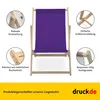Sdraio - monocolore - viola - pieghevole - in legno di Anteprima dell’immagine prodotto 2