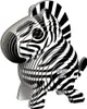 EUGY - 3D Bastelset Zebra Produktbild-Vorschau 1