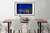 MuchoWow® Gerahmtes Poster Bild eines blauen London Eye bei Produktbild-Vorschau 3