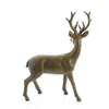 A bronze-colored deer figurine is shown in profile against a white background. Produktbild-Vorschau