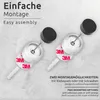 ECENCE Türstopper Wand Edelstahl 2x Wand-Puffer Produktbild-Vorschau 2