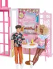 Barbie mit Wohnung Puppenhaus mit Figur, Möbel und Zubehör, Produktbild-Vorschau 3