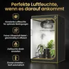 NEBEL PRO als Anwendungsbeispiel zur Befeuchtung einer Growbox; Zelt und Pflanzen sind Dekoration. Produktbild-Vorschau