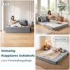 Faltbares Schlafsofa 140x200 cm mit Kissen für Zwei, Produktbild-Vorschau 4