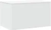 A white, rectangular cabinet or enclosure, likely a piece of furniture or storage unit, shown from a slightly angled front view against a plain white background. Produktbild-Vorschau