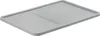 A light gray plastic tray with a ribbed surface and a raised edge. Produktbild-Vorschau