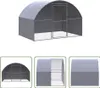The Living Store Poulailler d'extérieur 3x2x2 m Acier Voir les images du produit 1