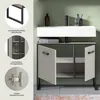 Bagno wastafel 2 deuren lichtgrijs, crèmekleurig. Anteprima dell’immagine prodotto 7