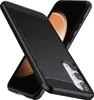 A black smartphone case is shown diagonally against a white background. Produktbild-Vorschau