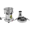 A stainless steel juicer and its detachable parts are displayed against a white background. Náhled obrázku produktu