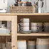 DOWAN 88ml Tasses à espresso en porcelaine avec soucoupes, Voir les images du produit 6