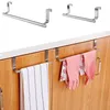2x Handtuchhalter Schranktür - Edelstahl - Silber - Produktbild-Vorschau 1