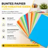 100x papier kolorowy A4 Papier kolorowy 140 g/m² - papier Podgląd zdjęcia produktu 2