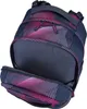 A backpack is shown from a top-down perspective with its main compartment open. Anteprima dell’immagine prodotto