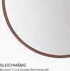 Elegance by Casa Chic - Wandspiegel aus Metall - Rund 40 cm Produktbild-Vorschau 5