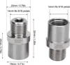 Fahrrad Pedal Extender Edelstahl verlängern um 20mm Fahrrad Produktbild-Vorschau 2
