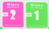 Two cleaning wipes for screens, one wet and one dry. Náhľad obrázku produktu