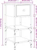 vidaXL Noční stolky 2 ks dub Sonoma 34x36x70 cm výrobek z Náhled obrázku produktu 8