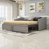 Polsterbett ausziehbares Schlafsofa 90/180 x 200 cm mit Produktbild-Vorschau 1