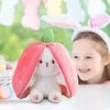 Hase Kuscheltier Plüschtiere Erdbeer Osterhase Plüsch Produktbild-Vorschau 7