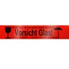 2x Klebeband " Vorsicht Glas " Packband rot Paketband PP 48 Produktbild-Vorschau 5