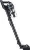 A studio shot of a black upright vacuum cleaner against a white background. Produktbild-Vorschau