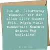Mr. & Mrs. Panda Glückwunschkarte Spruch 48. Geburtstag Produktbild-Vorschau 1