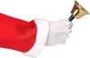 Glocke Weihnachtsmann Kostüm-Zubehör gold-schwarz - Produktbild-Vorschau 2