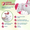 SPIELWERK® Licorne à Bascule en Bois avec étriers, selle et Voir les images du produit 3