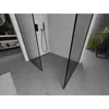 Mexen Kioto Walk-in Duschwand 130 x 90 cm, schwarzes Produktbild-Vorschau 3
