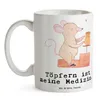Mr. & Mrs. Panda Tasse Maus Töpfern - Weiß - Geschenk, Produktbild-Vorschau 3