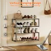Omgoods – Wandregal für Schuhe, geeignet für 12 Paar Schuhe Produktbild-Vorschau 5